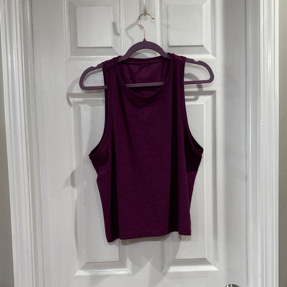 Beyond Yoga Sleeveless Tank Top in Deep Plum